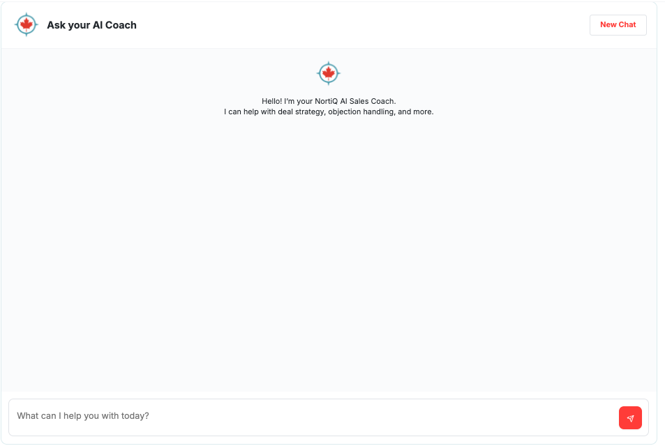 GTM OS AI Coach view with chat history and learning modules.